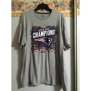 NFL Pro Line Fanatics 2XL New England Patriots Superbowl Champions T-Shirt